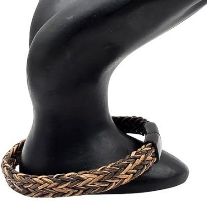 Spiral Braided Leather Bracelet - Style 335
