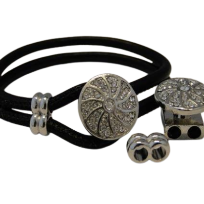 Zamak Open Hook Clasp: MGL-96 6mm (Steel)