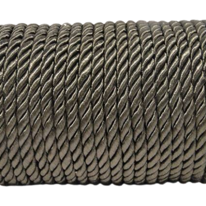 Macrame cords-Samba style-5mm-Black