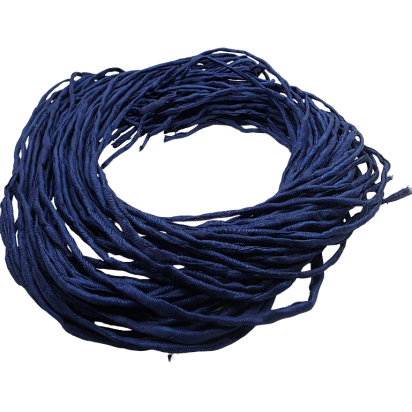 Silk Cords - Marine Blue - 2mm