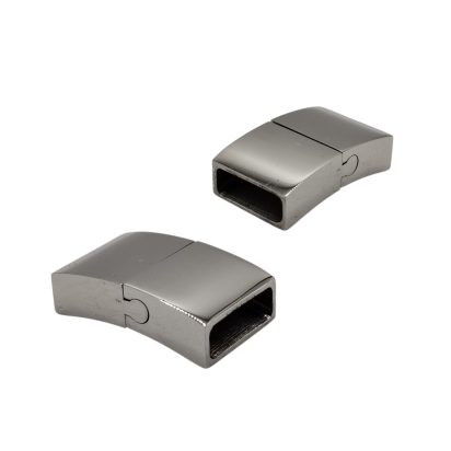 Stainless Steel Magnetic Clasp: MGST-72 12*4mm (Steel)
