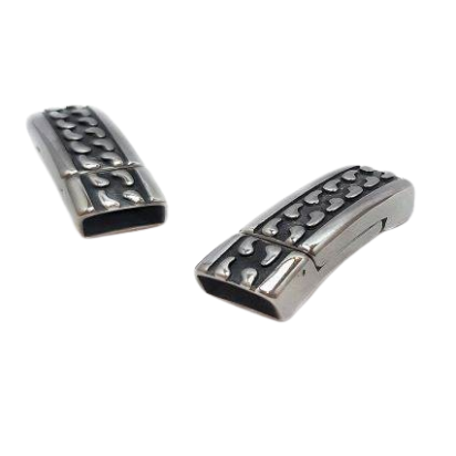 Stainless Steel Magnetic Clasp: MGST-238 12*6mm (steel)