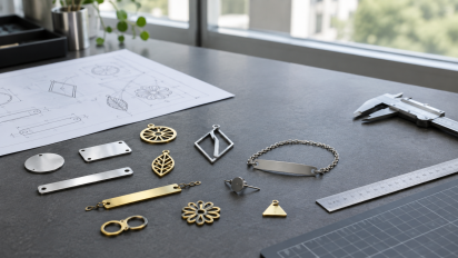 Custom Laser Cutting for Jewellery | Logo Tags, Charms & Components