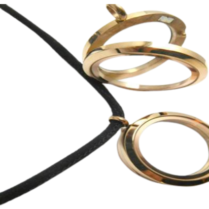 Stainless steel pendant: SSP-324 30x6mm (Rose Gold)