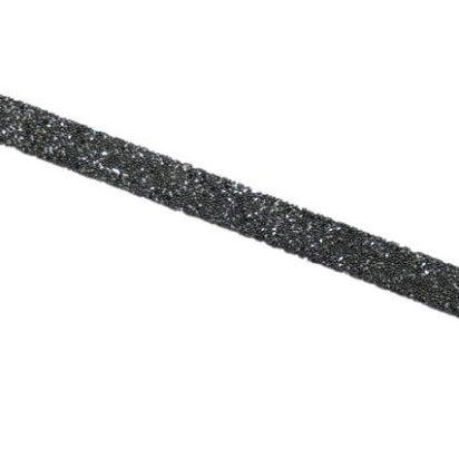 57000 Swarovski Crystal-Fabric Banding- JET NUT