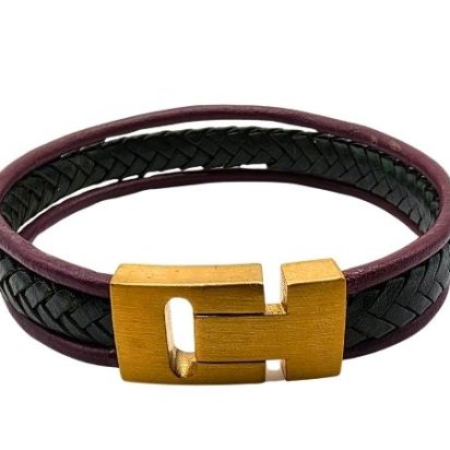Combination Leather Bracelet - Style 206
