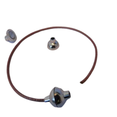 Zamak magnetic claps: MGL-4 4,5mm (Silver)