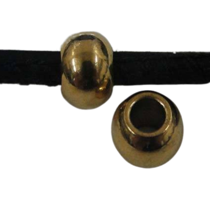 Stainless steel part for leather: ssp-37 3mm (gold)