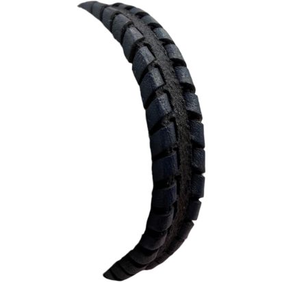 BRUGES BRAIDED STYLE - 11X6MM - BLUE