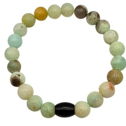 Amazonite Gemstone Bracelet: Style-542 (8mm)