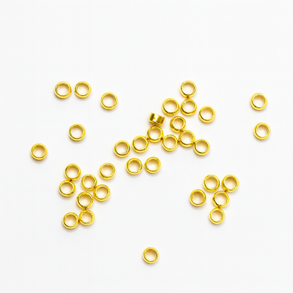 Crimp beads-2mm-Gold