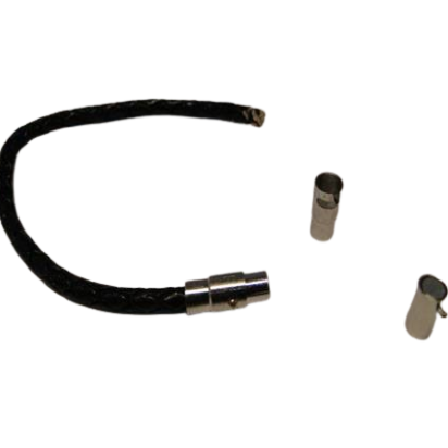 Zamak magnetic clasp: MGL 7 6mm (Antique Silver)