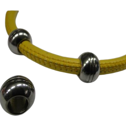 Stainless steel part for leather: SSP-389 6mm (steel)