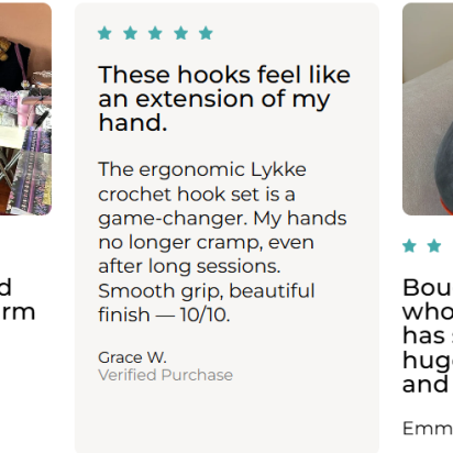 Crochet, Knitting and Gaming Pillow - Blue