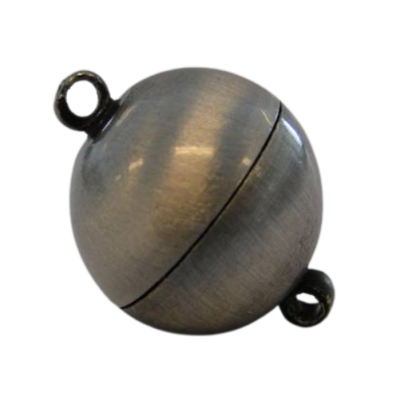 brass Magnetic clasp MG1-12mm-Shiny Taupe
