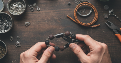 Crafting a DIY Gemstone Bracelet for Men