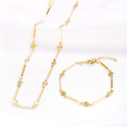 Gold Plated Stainless Steel Bracelet - Item 530