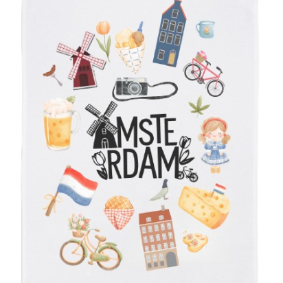 Tea Towel - Amsterdam 3