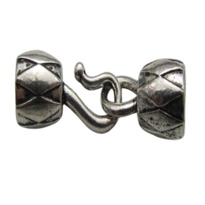 Zamak Hook Clasp: ZAML-34 7mm (Steel)