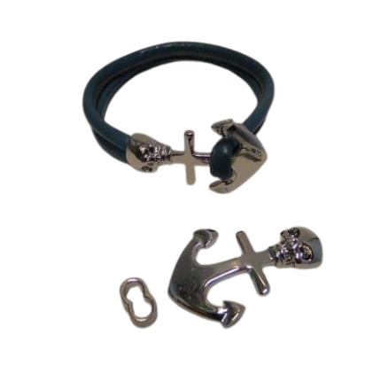 Zamak Anchor clasp: MGL 379 5mm (steel)