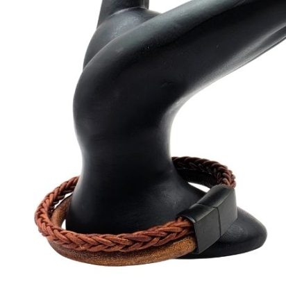 Combination Leather Bracelet - Style 185