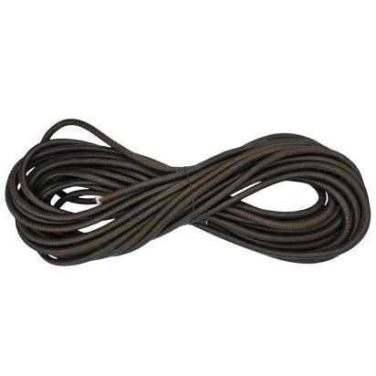 Real Round Nappa Leather Cord - Dark Brown 5mm