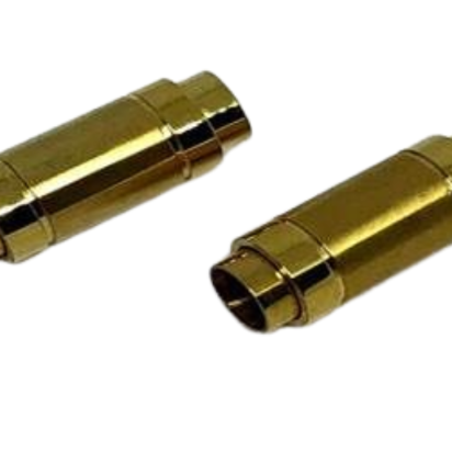 Stainless Steel Magnetic Clasp: MGST 12 8mm (gold)
