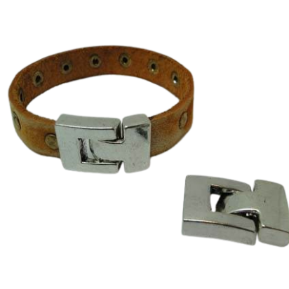 Zamak magnetic claps: MGL-360 12*3mm (Antique Silver)
