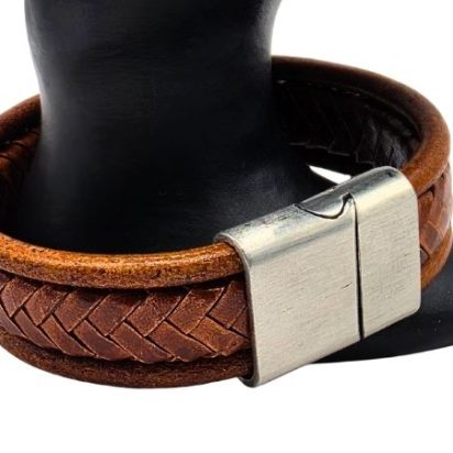 Combination Leather Bracelet - Style 197