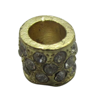 Crystal Big Hole Beads: CA-4157 6mm (Steel)