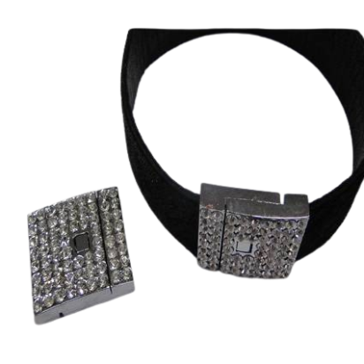 Zamak magnetic claps MGL-233-20*2,5mm (steel)