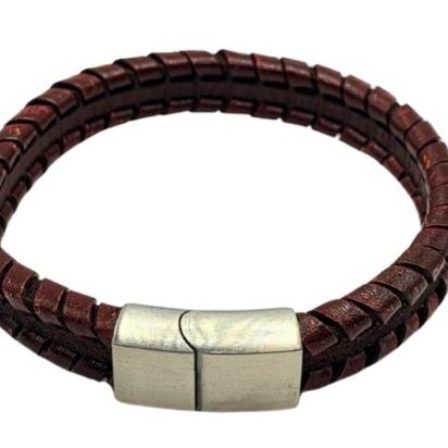 Bruges Braided Leather Bracelet - Style 245