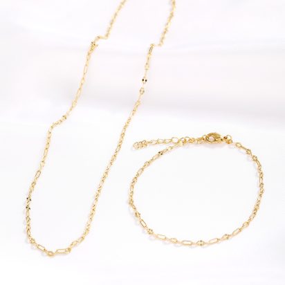 Gold Plated Stainless Steel Bracelet - Item 532