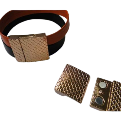 Zamak magnetic claps: MGL-246 20*3mm (Rose Gold)