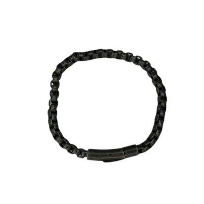 Men's Bracelet with Magnetic Clasp - 23cm- Anti Black
