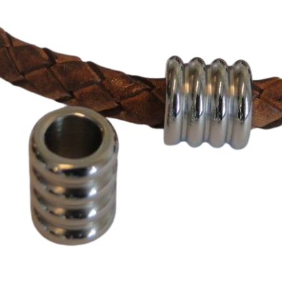 Stainless steel part for leather: SSP-59 6mm (Steel)