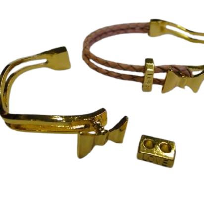 Half Cuff Bracelet Clasp: MGL 225 3mm (Gold)