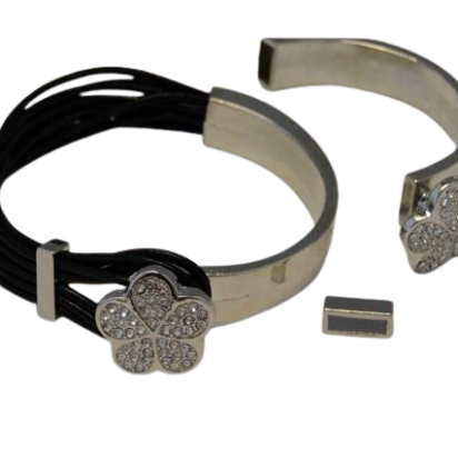 Half Cuff Bracelet Clasp: MGL-84 8mmx4mm (Steel)