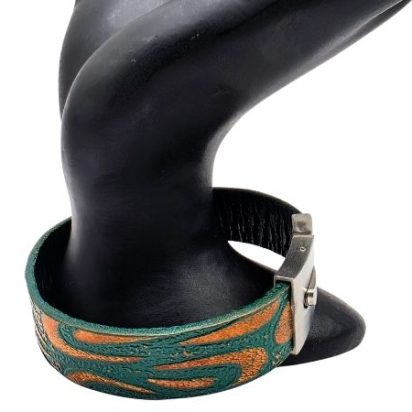 Plain Flat Leather Bracelet - Style 306