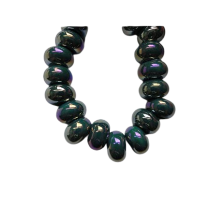 Ceramic Beads - 15*9,5mm (Dark Blue AB)