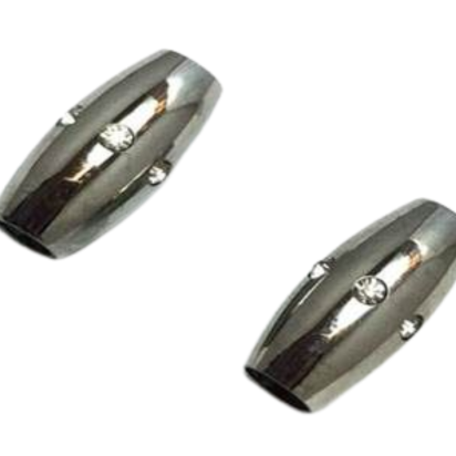 Stainless Steel Magnetic Clasp: MGST-221 4mm (Steel)