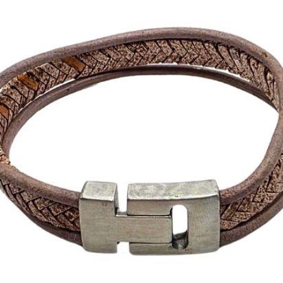 Combination Leather Bracelet - Style 204
