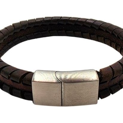 Bruges Braided Leather Bracelet - Style 247