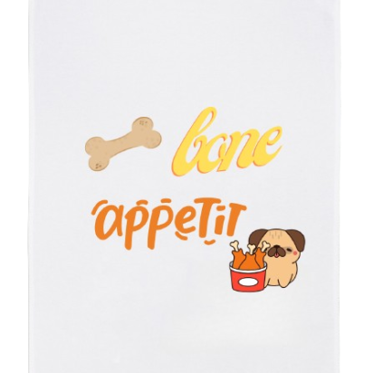 Tea Towel - "Bone Appétit"