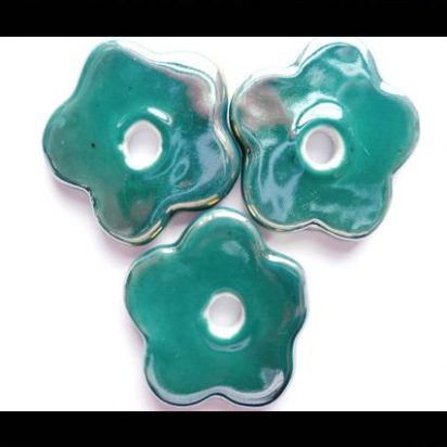 Ceramic beads - 29*5mm (Dark Blue AB)