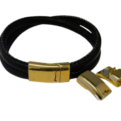 Zamak magnetic clasps: ZAML-67 10*5mm (Gold)