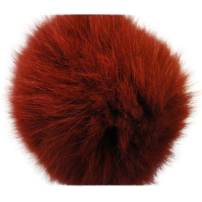 Fox Fur-Wine Red -14cms