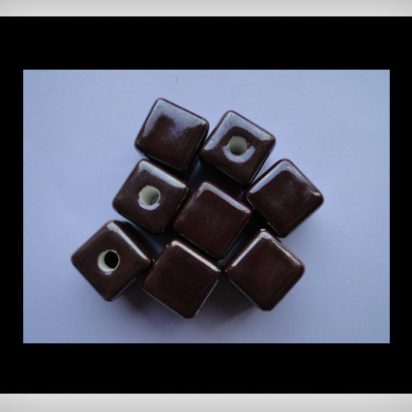 Ceramic Beads - 8mm (Brown)