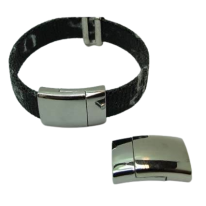 Zamak magnetic clasp: MGL-324 10*3mm (STEEL)