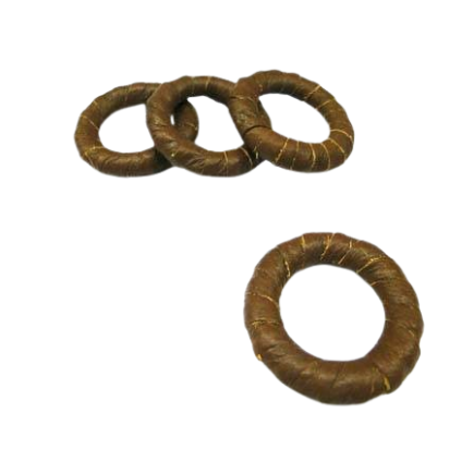 Leather Rings: 34mm (Brown)